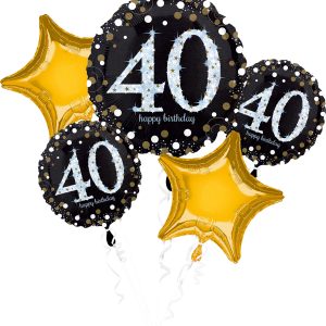 Balloon Bouquet Sparkling Birthday 40
