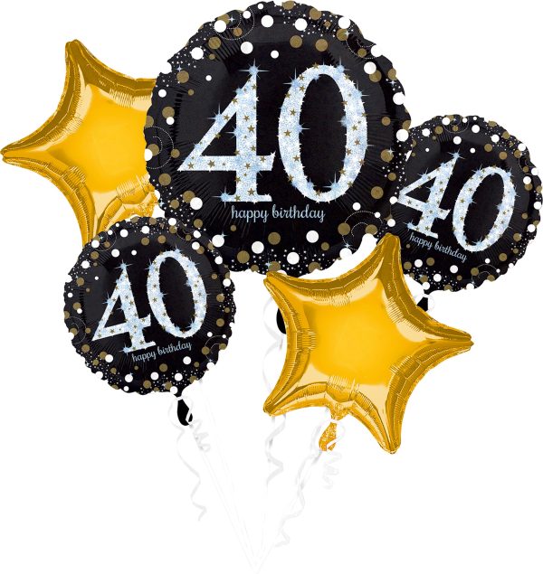 Balloon Bouquet Sparkling Birthday 40