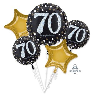 Balloon Bouquet Sparkling Birthday 70