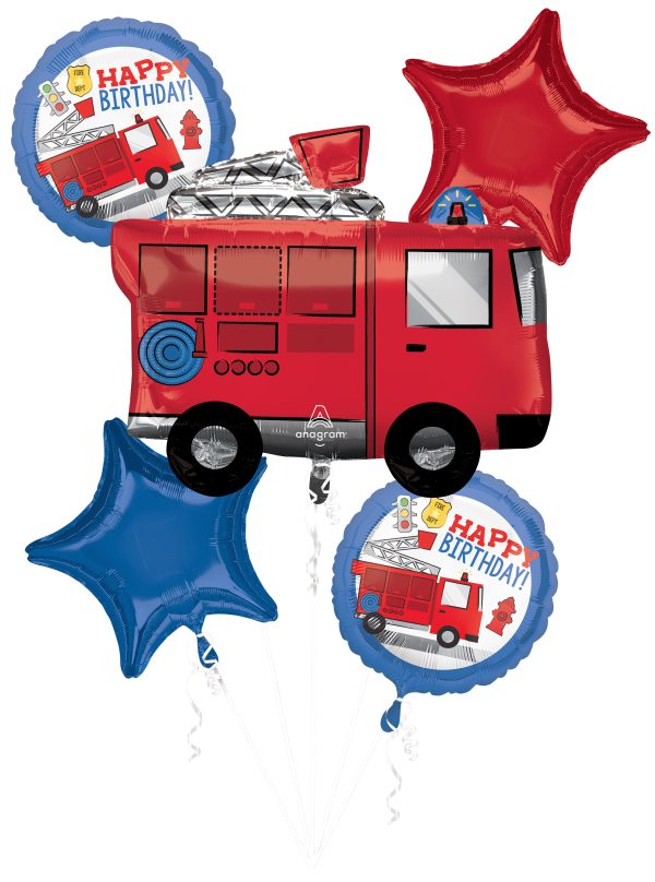 Balloon Bouquet First Responder Happy Birthday