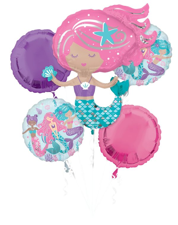 Balloon Bouquet Shimmering Medrmaid
