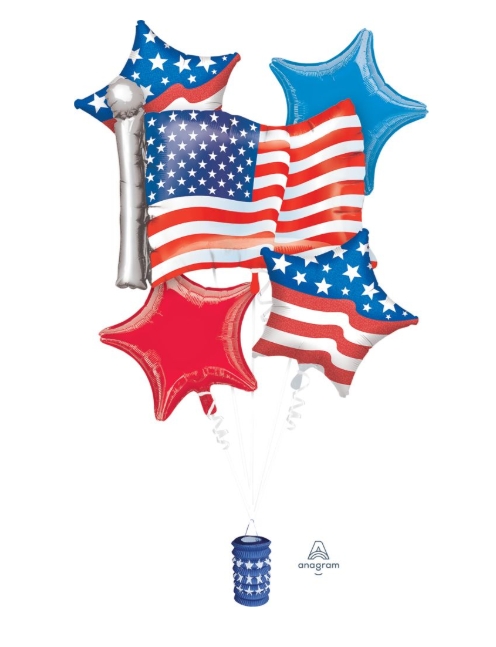 Balloon Bouquet Patriotic