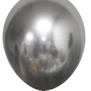 Latex 12" Chrome Silver