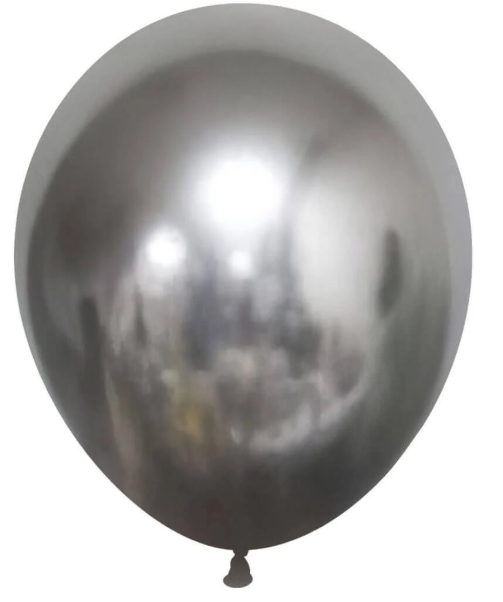 Latex 12" Chrome Silver