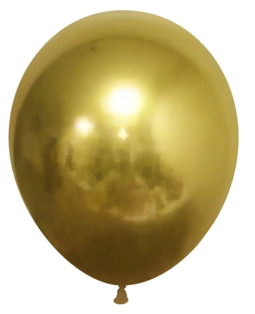 Latex 12" Chrome Gold